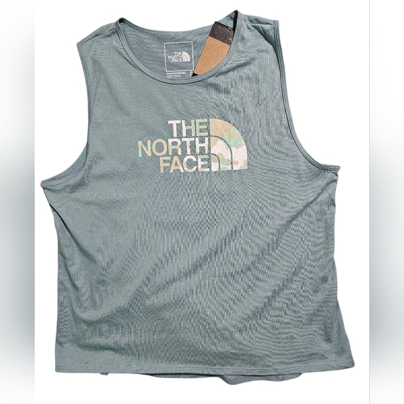 The North Face Tops - The North Face Women Blue Camo Tank XL